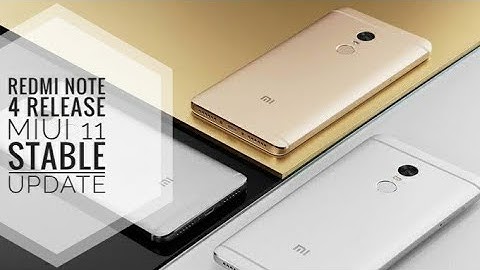 Redmi note 4 release MIUI 11 stable update | New existing features 🔥🔥😯😯