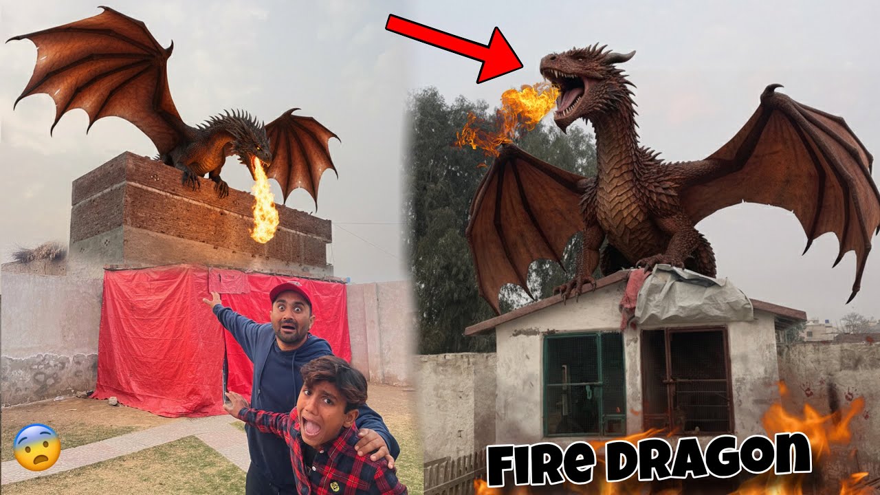 Big Fire DRAGONS A Gaye Zoo Mein😱