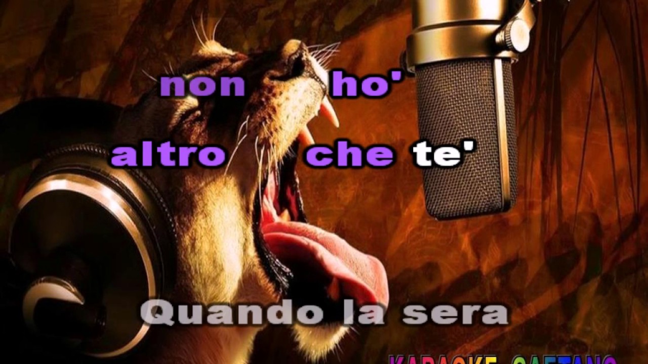 Patrizio Il cantante e' il campione Karaoke