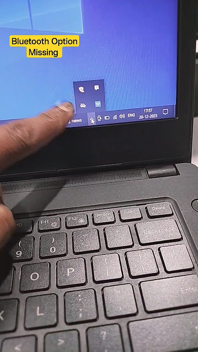 Bluetooth Device Missing in Windows. | How to Add on Taskbar Bluetooth Device#macnitesh#2023shorts