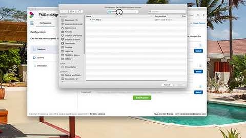 FMDataMigration demo