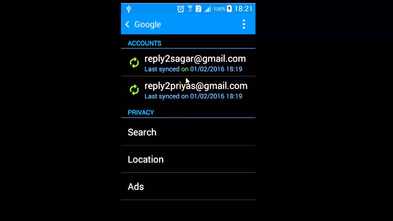 How to delete email account in android phone - YouTube