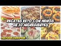 6 RECETAS KETO CON MUY POCOS INGREDIENTES | KETO EN CUARENTENA | DIETA CETOGÉNICA | LOW CARB