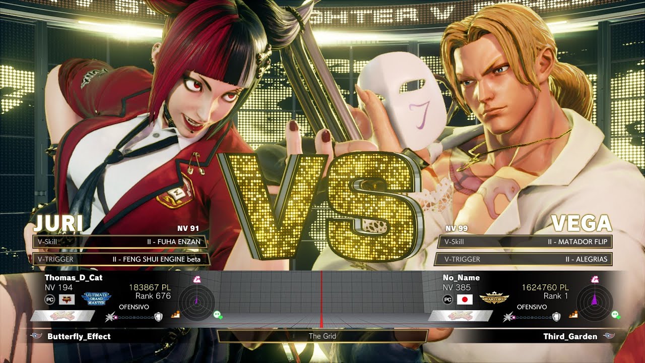 SFV Champion Edition 🔥 Thomas_D_Cat (JURI) Vs No_Name (VEGA) 🔥 Online Match's 04-30-2023