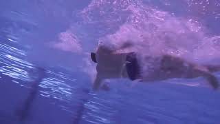 Aaron Piersol 200m Backstroke World Record Holder Under Water View