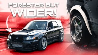 EJ207-Swapped Subaru Forester Just Got Karlton Widebody Flares!