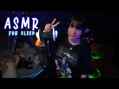 🔴 ASMR | Soft Words To Sleep To + Ear Blowing | Night Ambiance | 11PM Central Streams