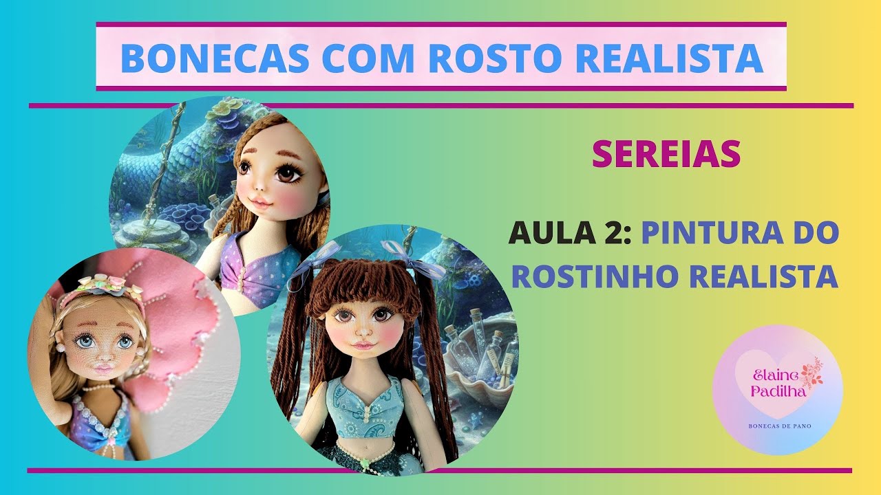 AULA 2: pintura realista da boneca sereia