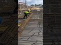 Installation of iron reinforcement before structural casting #shorts