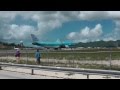 Klm boeing 747 fly away from st maarten 1080p