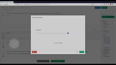 Using Qualtrics Setting Default Options in Open Items