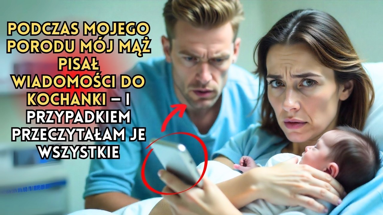 Podczas mojego porodu mój mąż pisał wiadomości do kochanki — i przypadkiem przeczytałam je wszystkie