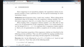 Congruences - 01