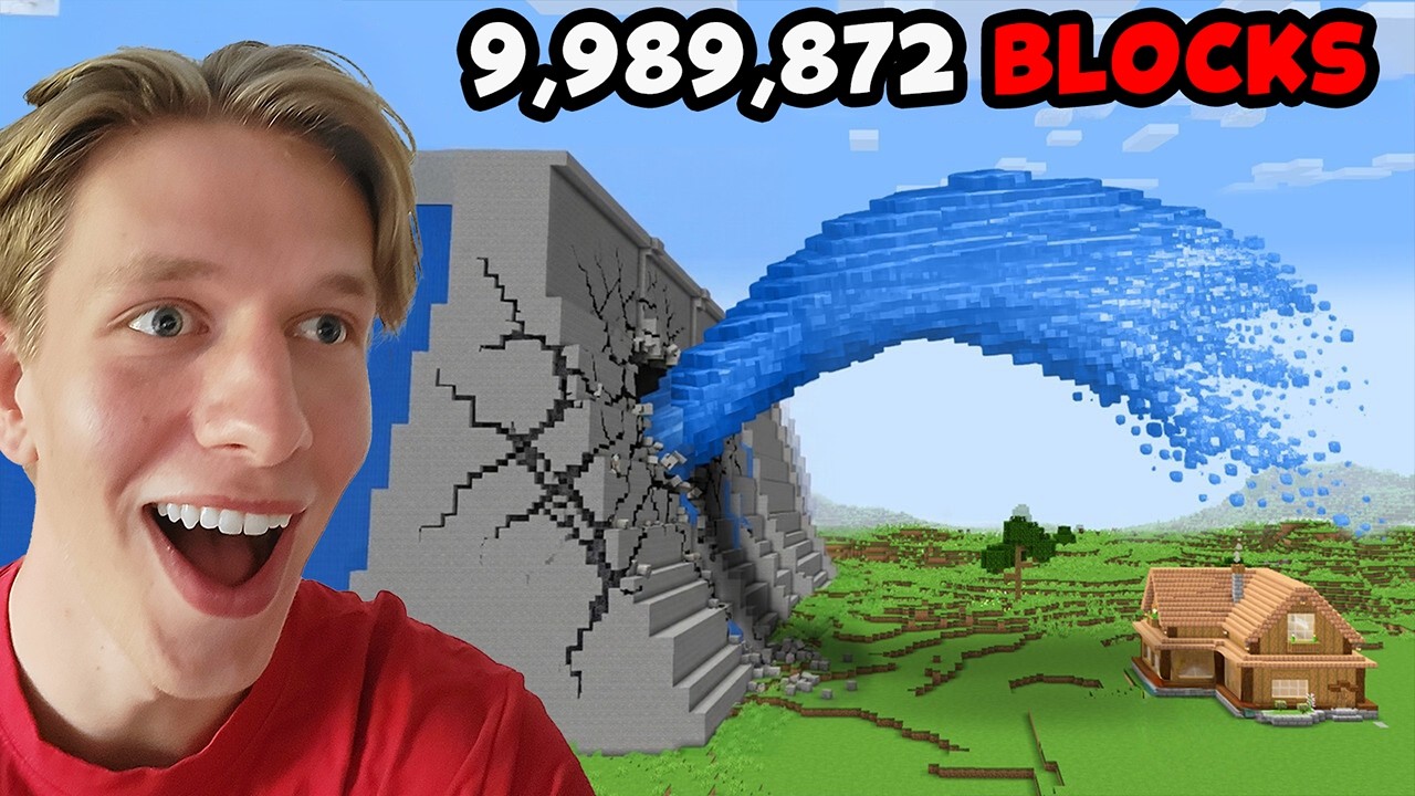 Kan jag DRÄNKA hela min Minecraft Värld?