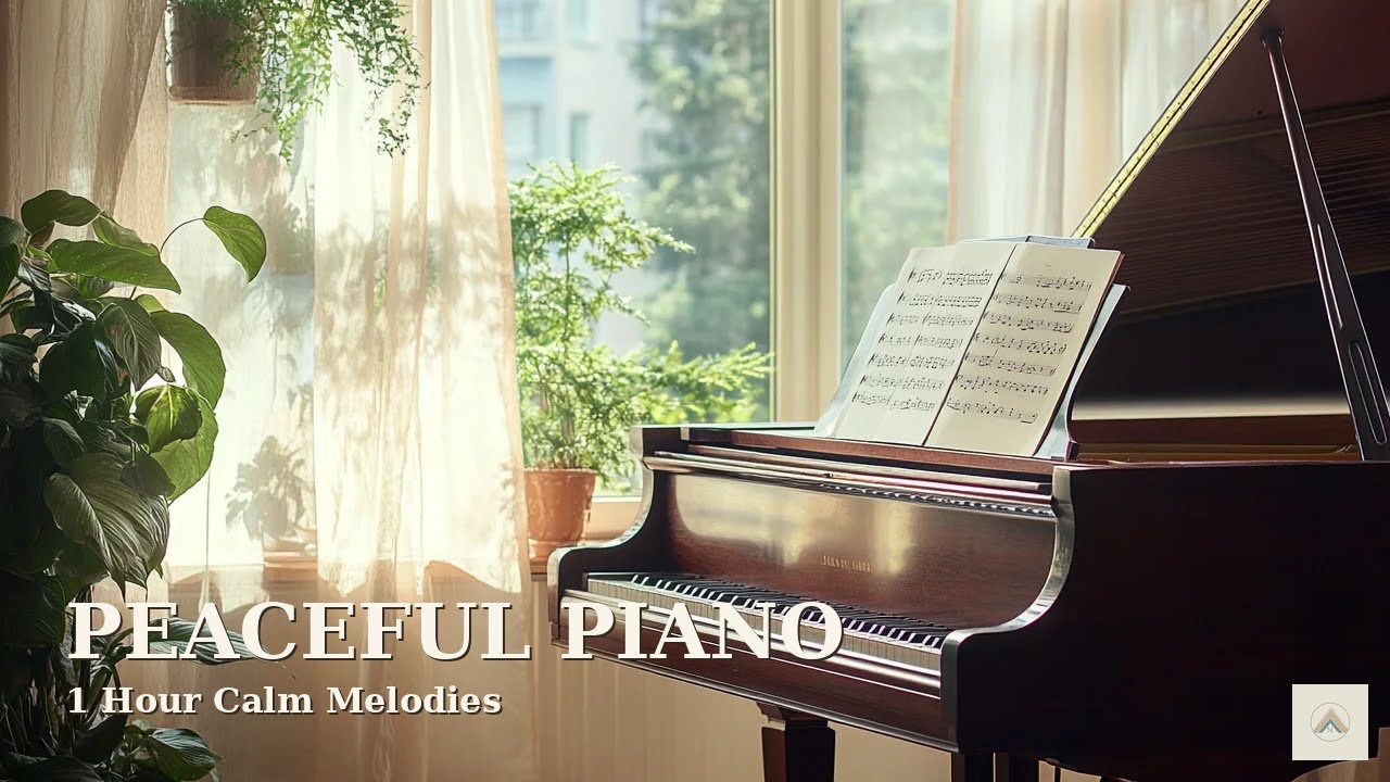 Peaceful Piano Music 🎹 | 1 Hour Calm Melodies for Study, Sleep & Relaxation
