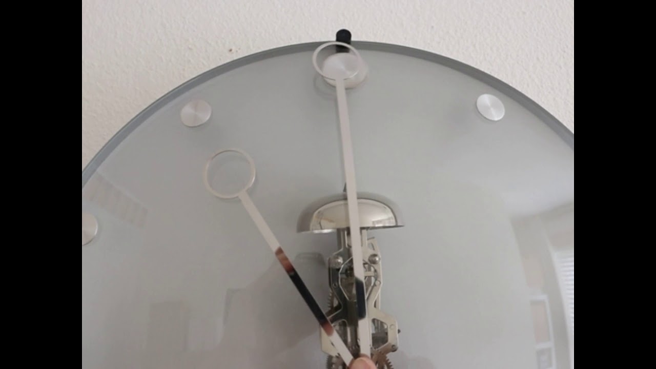 HERMLE STUNNING DESIGN! Wall TOP! CLOCK Germany Translucent Modernistic