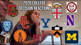 Class of 2026 College Decision Reaction Video (T20s, Ivies, etc.)