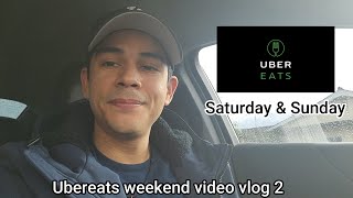 Ubereats weekend vlog 2 (1/23 - 1/24)
