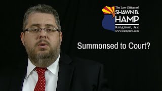 Summonsed to Court?