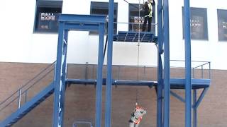 FS2011 Harness Drop test - Feet first