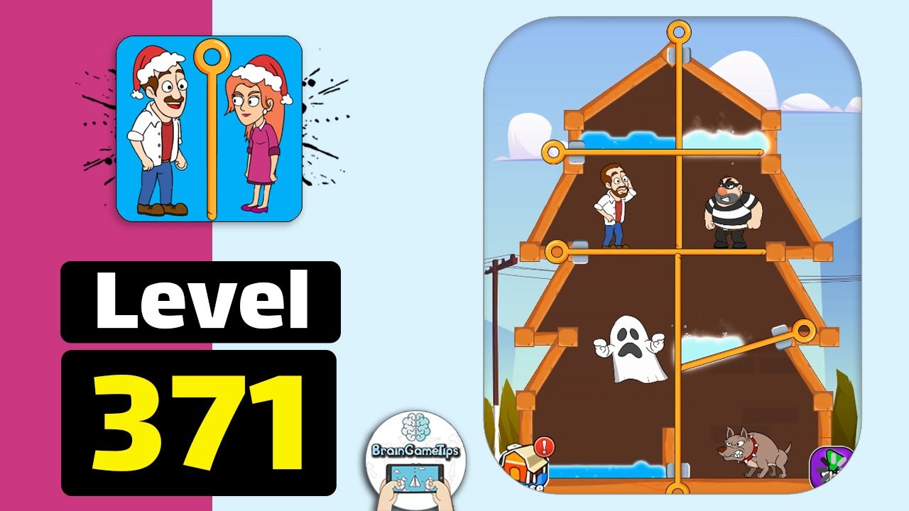 Home Pin: Pull The Pin Puzzle - Level 371 Walkthrough