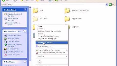 How To Share A Folder In Windows XP