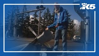 Neighbor fears damaged crossing in Whatcom County is dangerous