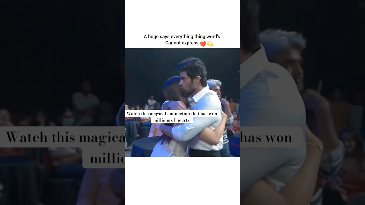 Vijay Deverakonda’s Tight Hug for Rashmika | A Moment Beyond Words ❤️🤗