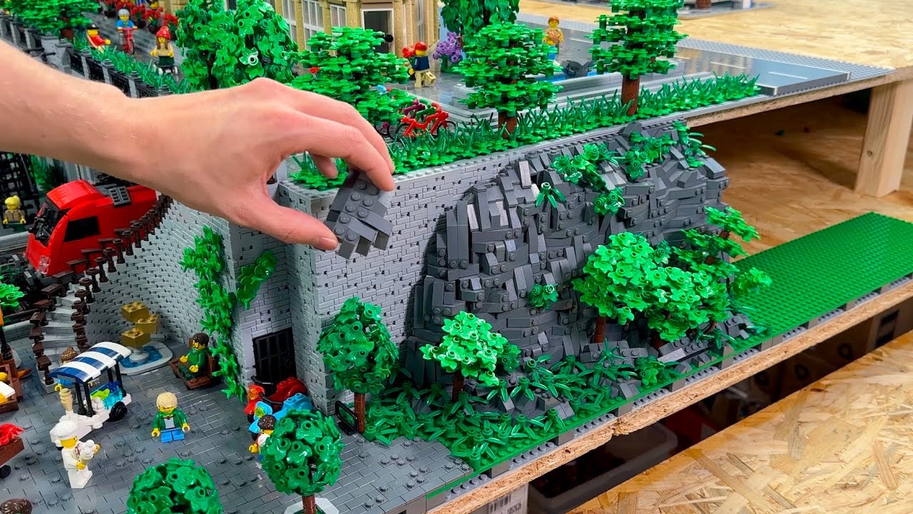 Highly illegal rock face - LEGO City Update - YouTube
