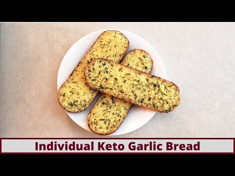 Simple And Delicious Keto Garlic Bread (Nut Free And Gluten Free)