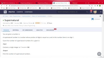 Supernatural-Hackerearth-JulyCircuits-Solutions(Firstvideo)