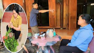 "The strange behavior of Ms. Thuy's ex-husband when Ms. Sinh returned home."