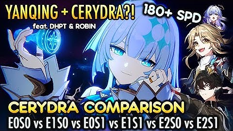 [3.6v5 MoC] Cerydra Eidolon Comparison - Hyperspeed Yanqing | Honkai Star Rail | Team Showcase