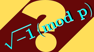 Number Theory | What is i(mod p)??