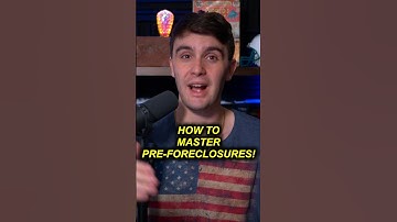 HOW TO MASTER PRE FORECLOSURES!