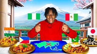 I'm Trying EVERY Country's MOST POPULAR Dish in One DAY!?!?