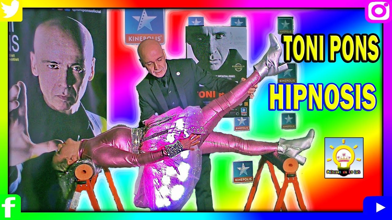 HIPNOSIS en vivo de TONI PONS a Princesa de la Luz.