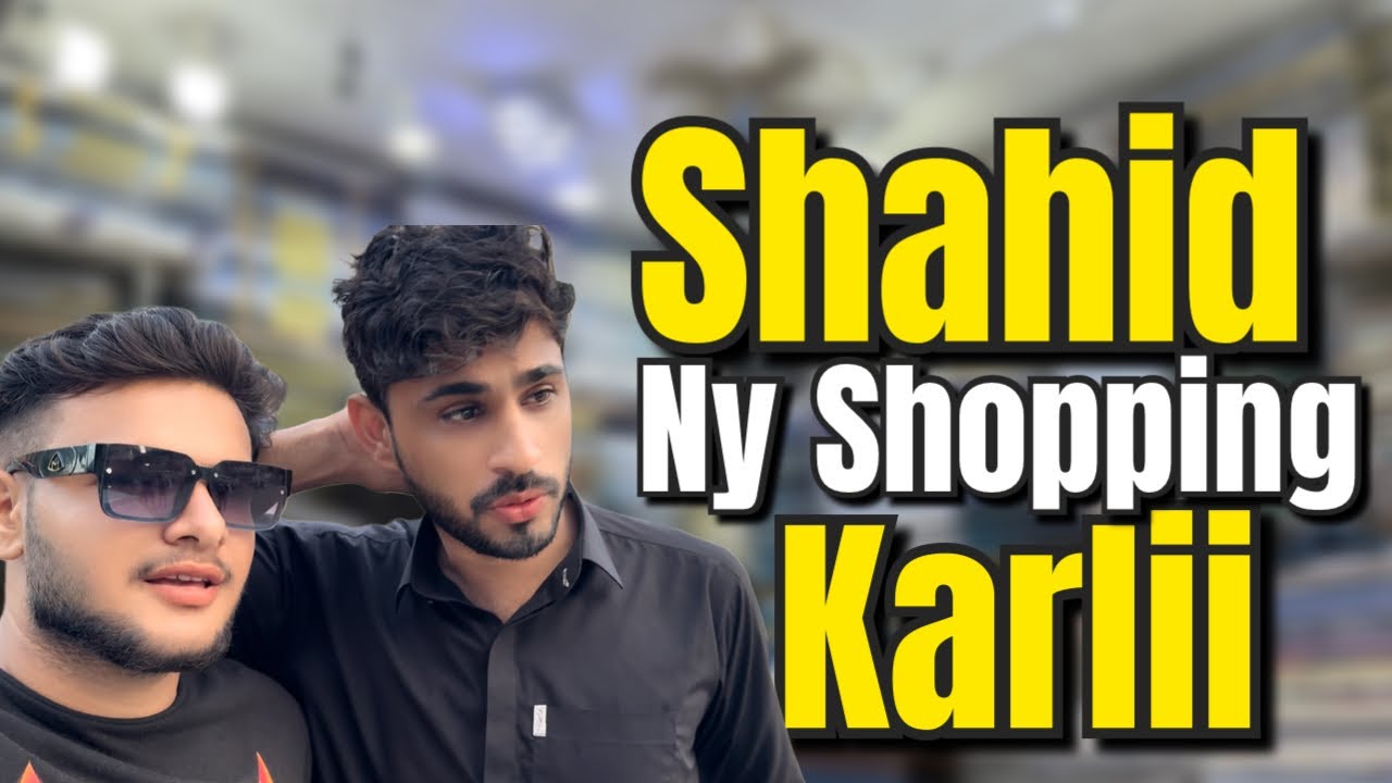 Shahid Rind ky Sath Kapry lany gye | ft.@Shahid_RiN - YouTube