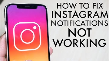 How To FIX Instagram Notifications Not Working! (2021)