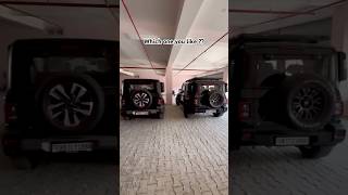 Thar Roxx Top vs Thar Roxx Base modified #thar #mahindra #automobile #car #viral #youtubeshorts #yt