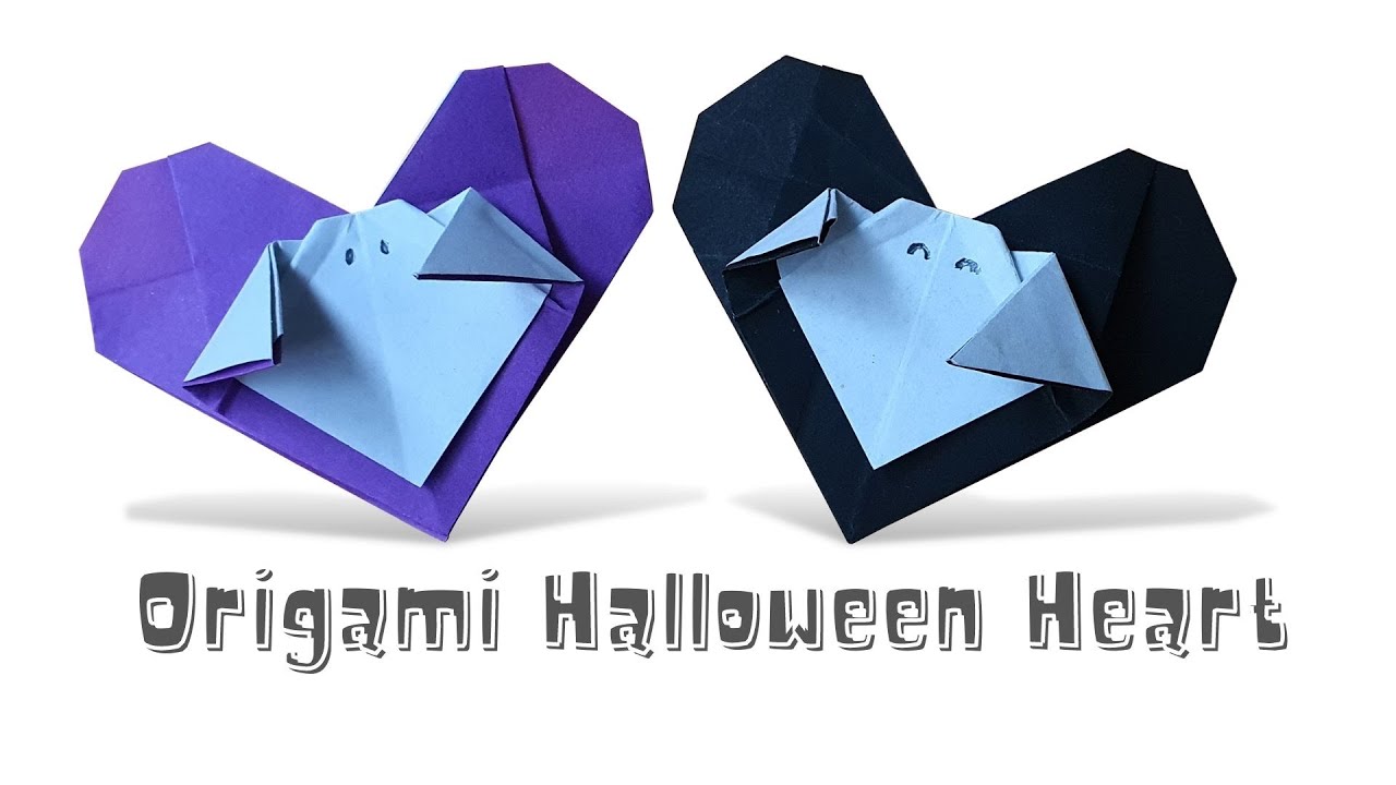 Easy Origami Ghost Tutorial Origami for Beginners Paper craft for