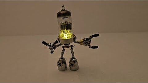 Mecrob Laborer Robot Metal Model