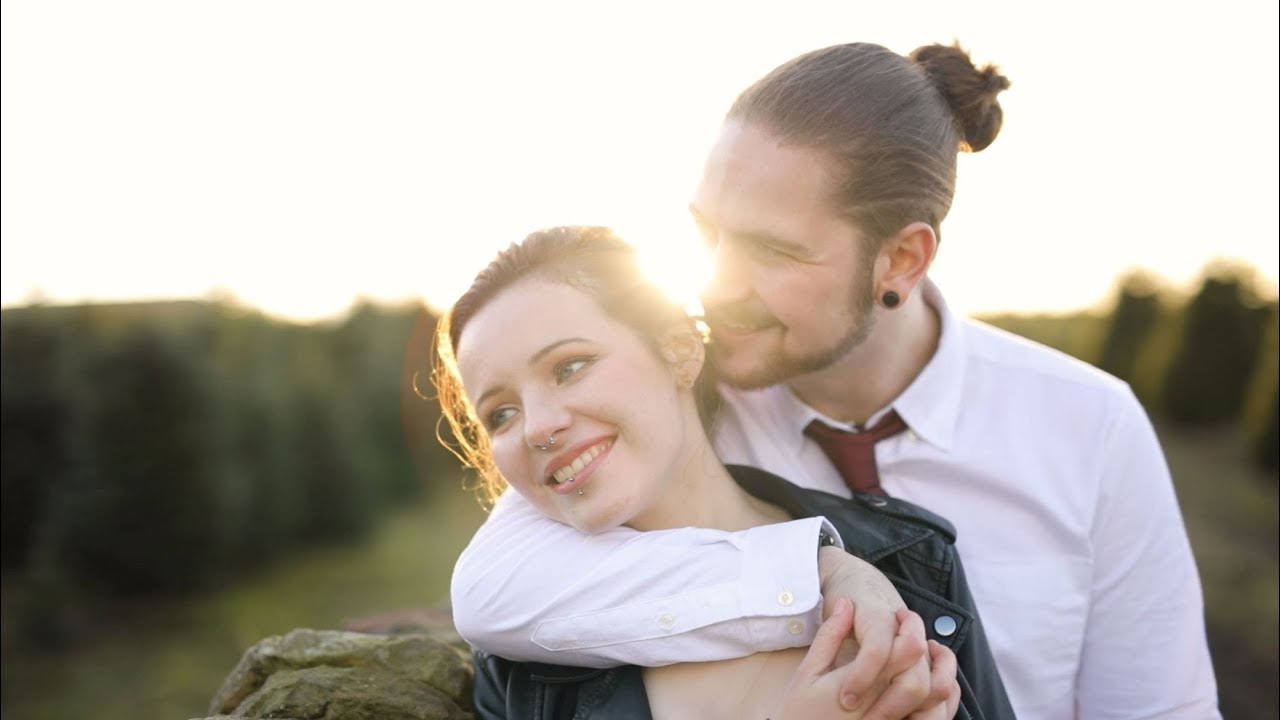Natalie & Ash // Christmas Wedding Trash the Dress shoot!