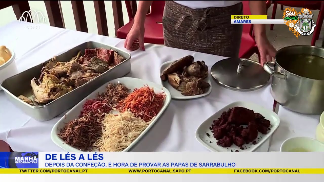 Papas do Sarrabulho (Restaurante Carias) - Amares - Porto Canal - Lés a lés