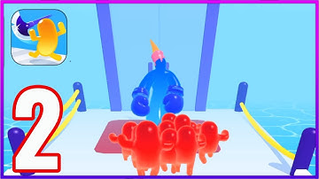 Join Blob Clash 3‪D - Gameplay Walkthrough Part 2 - Levels 21-40 (iOS, Android).