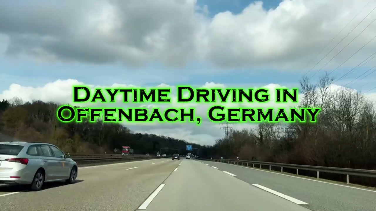 Driving Through Offenbach 🇩🇪 | Calm Sunny Weather 🌤️🛣️
