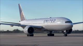 Boeing 777-200 N74007 de United Airlines, en Cordoba (30AGO26)