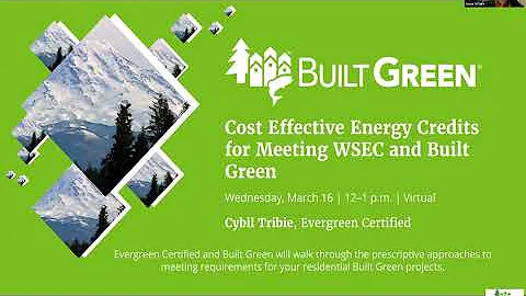 Cost Effective Energy Credits for Meeting WSEC and Built Green - DayDayNews