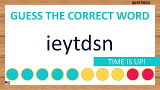 [Scrambled Word Game] Can You Unscramble These Words? 7 Letters