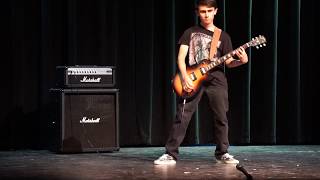 Video thumbnail of "High School Talent Show Guitar Medley"